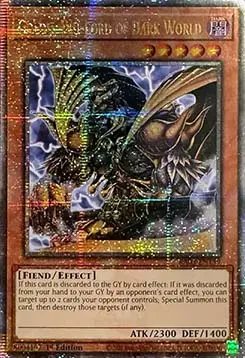 Goldd, Wu-Lord of Dark World (V.2 - Quarter Century Secret Rare) - Quarter Century Bonanza (Quarter Century Secret Rare) [159]