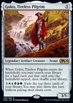 Golos, Tireless Pilgrim M20-226 Rare Excellent Englisch Foil