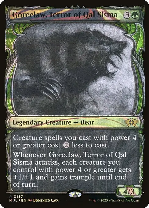 Goreclaw, Terror of Qal Sisma (V.3) MUL-157 Rare Englisch