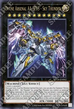Göttliches Arsenal AA-ZEUS - Himmelsdonner OP18-002 Ultimate Rare Excellent Deutsch