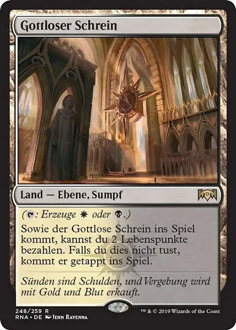 Gottloser Schrein RNA-248 Rare Deutsch