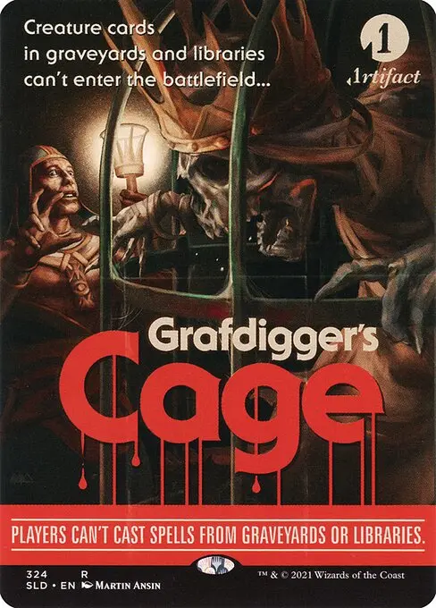 Grafdigger's Cage SLDOS-324 Rare Englisch