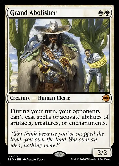 Grand Abolisher (V.1) BIG-2 Mythic Englisch