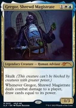 Gregor, Shrewd Magistrate SLX-21 Mythic Near Mint Englisch