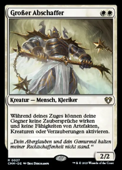 Großer Abschaffer CMM-27 Rare Deutsch