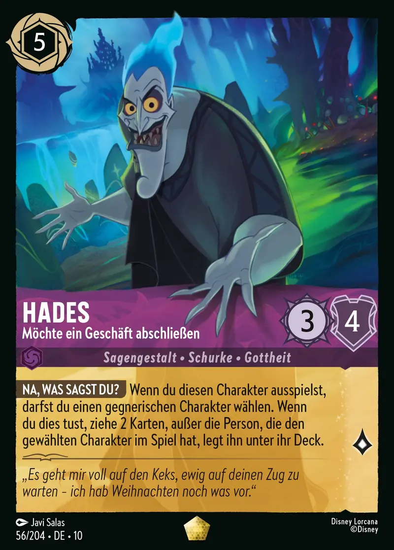 Hades - Möchte ein Geschäft abschließen (V.1) 10WHI-056 Legendary Deutsch