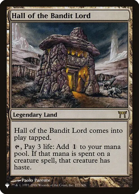 Hall of the Bandit Lord ZNL-277 Rare Englisch
