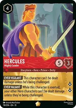 Hercules - Mächtiger Anführer 10WHI-118 Legendary Near Mint Deutsch Foil