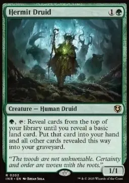 Hermit Druid INR-202 Rare Near Mint Englisch Foil