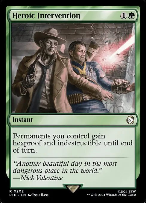 Heroic Intervention PIP-202 Rare Englisch