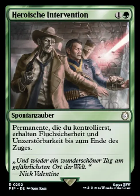 Heroische Intervention PIP-202 Rare Deutsch
