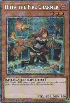 Hiita the Fire Charmer (V.3 - Starlight Rare) - THE CHRONICLES DECK