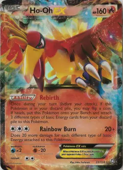 Ho-Oh EX DRX-22 Ultra Rare Englisch