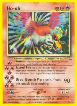 Ho-Oh NR-7 Holo Rare Deutsch