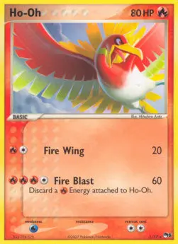 Ho-Oh POP5-1 Rare Englisch