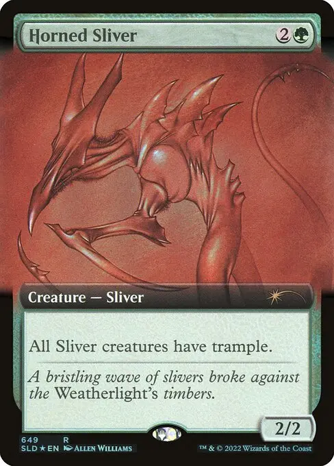 Horned Sliver SLD-649 Rare Englisch