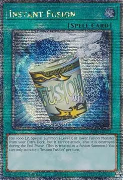 Instantfusion (V.2) RA03-171 Quarter Century Secret Rare Near Mint Deutsch 1. Auflage