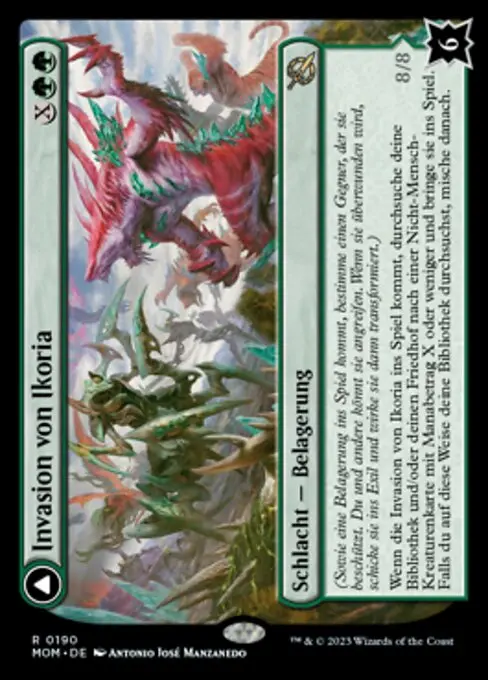 Invasion of Ikoria // Zilortha, Apex of Ikoria MOM-190 Rare Deutsch