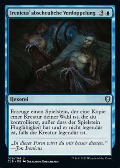 Irenicus' abscheuliche Verdoppelung CLB-78 Uncommon Deutsch