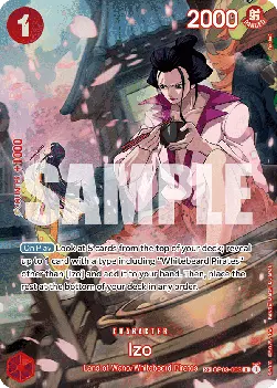 Izo (OP03-003) OP07 Special Rare Englisch