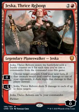 Jeska, Thrice Reborn CMR-186 Mythic Near Mint Englisch