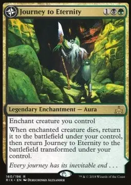 Journey to Eternity // Atzal, Cave of Eternity RIX-160 Rare Near Mint Englisch
