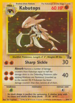Kabutops FO-9 Holo Rare Englisch