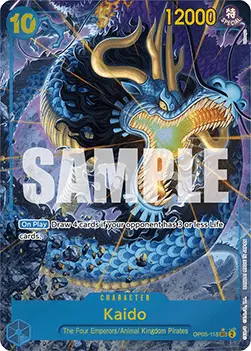 Kaido (OP05-118) (V.2) PRB01 Alternate Art Englisch