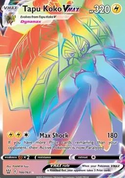 Kapu-Riki VMAX BST-166 Secret Rare Deutsch