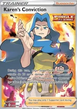 Karen's Conviction CRE-193 Ultra Rare Englisch