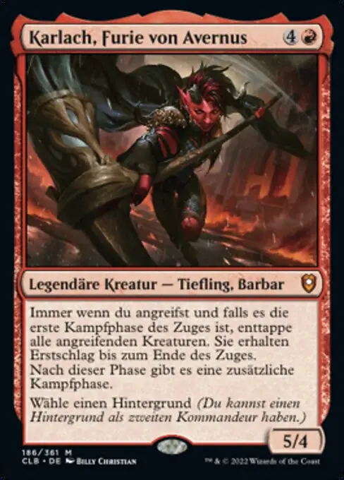 Karlach, Furie von Avernus CLB-186 Mythic Deutsch