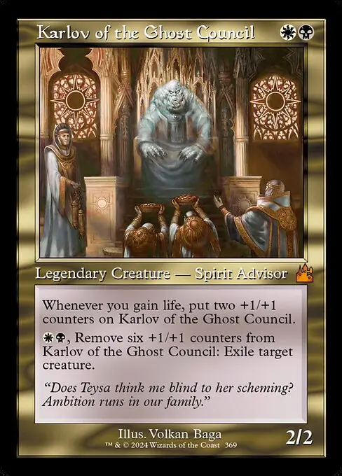 Karlov of the Ghost Council (V.1) XRVR-369 Mythic Englisch
