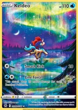 Keldeo CRZ-GG07 Holo Rare Englisch