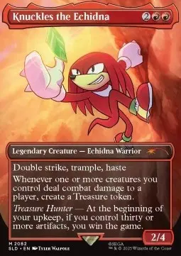 Knuckles the Echidna SLDTS-2082 Mythic Excellent Englisch Foil