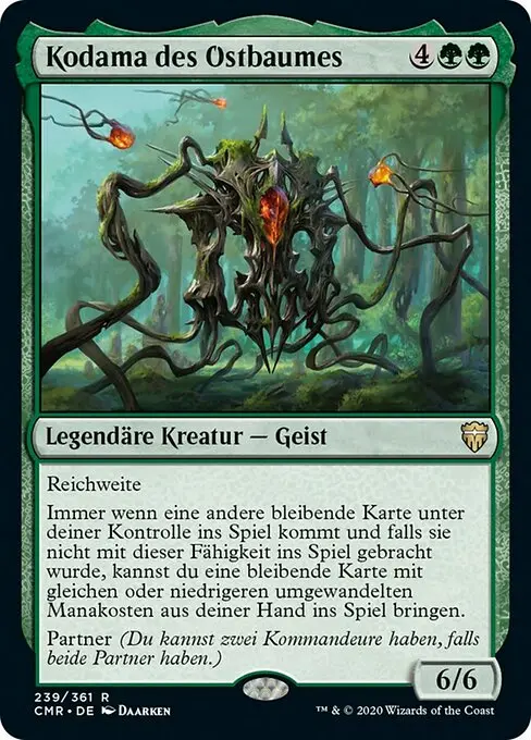 Kodama des Ostbaumes CMR-239 Rare Deutsch