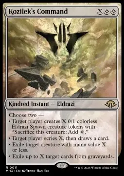 Kozileks Befehl MH3-11 Rare Near Mint Deutsch Foil