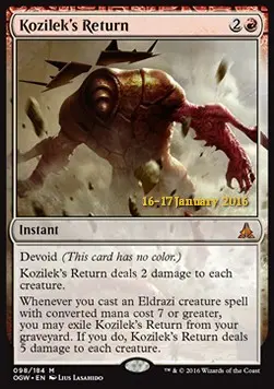 Kozilek's Return POGW-98 Mythic Good Englisch Foil