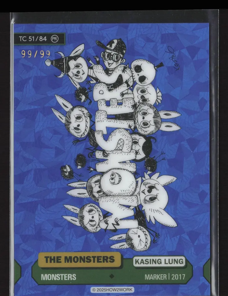 Labubu Series 3 - How2Work – TC 51/84 PR Monsters - Serealized 99/99