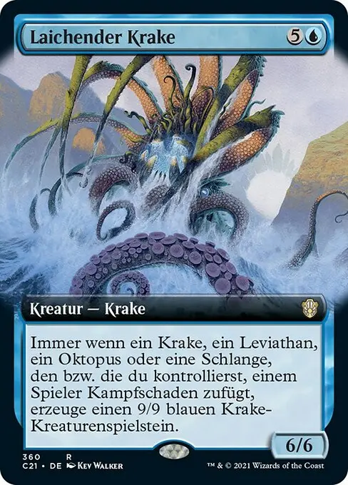 Laichender Krake XC21-360 Rare Deutsch