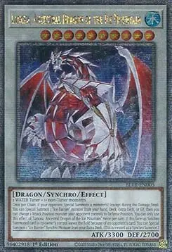Lancea, Urdrache vom Eisberg (V.2) BLTR-005 Quarter Century Secret Rare Near Mint Deutsch 1. Auflage