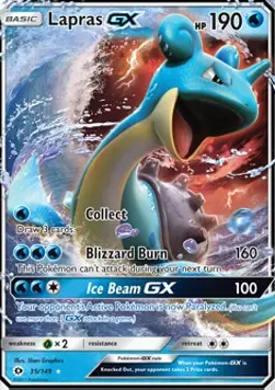 Lapras GX SUM-35 Ultra Rare Englisch