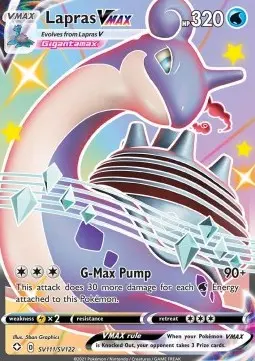 Lapras VMAX SHF-SV111 Secret Rare Englisch