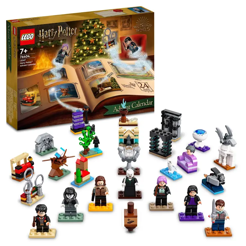 LEGO 76404 Harry Potter Adventskalender 2022 mit 7 Minifiguren