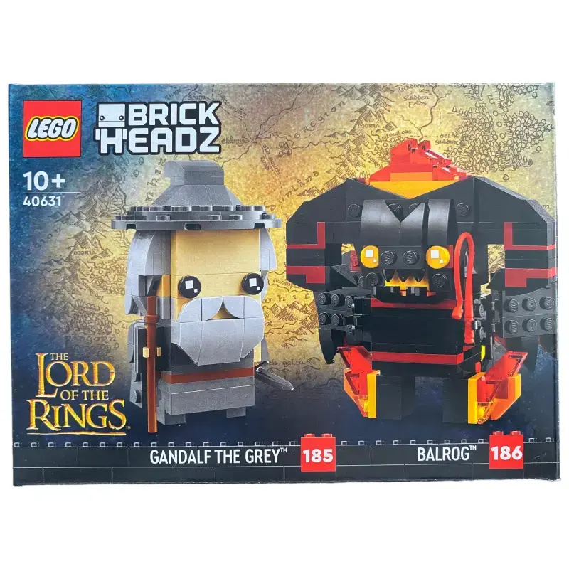 LEGO® Brickheadz-Gandalf Nr.185+Balrog Nr.186 Lord of the Rings 40631