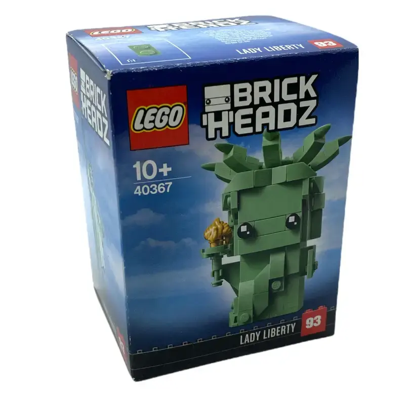 LEGO® BrickHeadz Lady Liberty – Freiheitsstatue (40367) | Ikonisches Sammlerset für Fans & Sammler