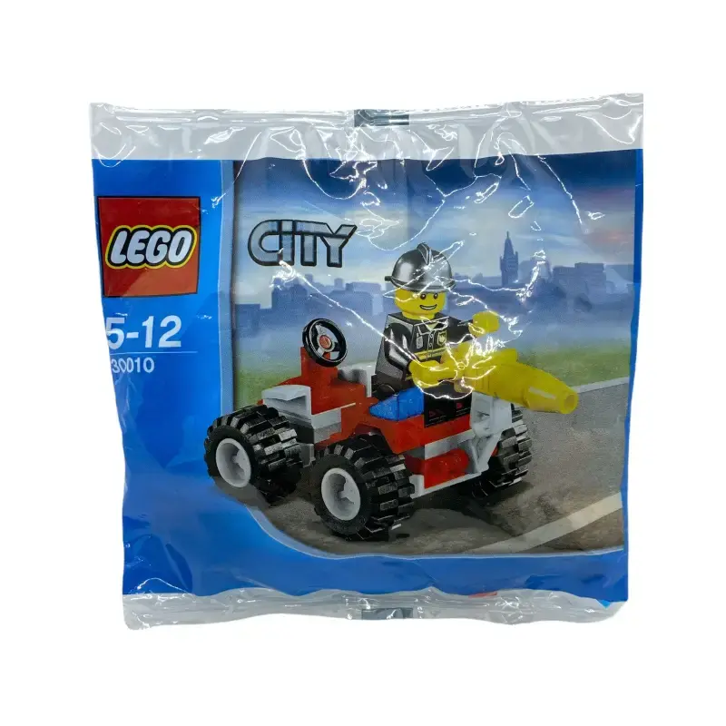 LEGO City Feuerwehr Chief Feuerwehrmann mit Fahrzeug 30010
