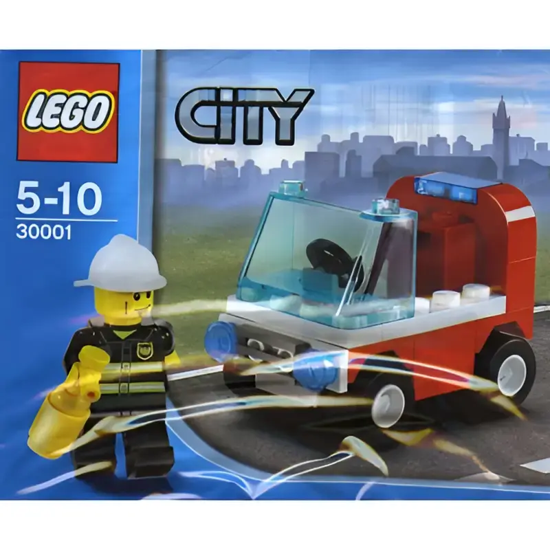 LEGO City Fireman's Car Feuerwehrmann Auto Polybag 30001