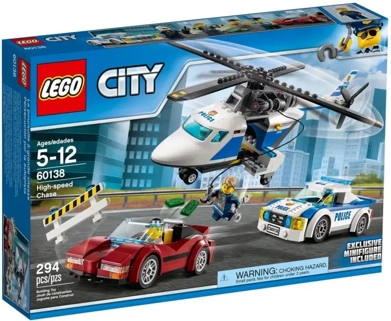 LEGO City Rasante Verfolgungsjagd - Helikopter 60138