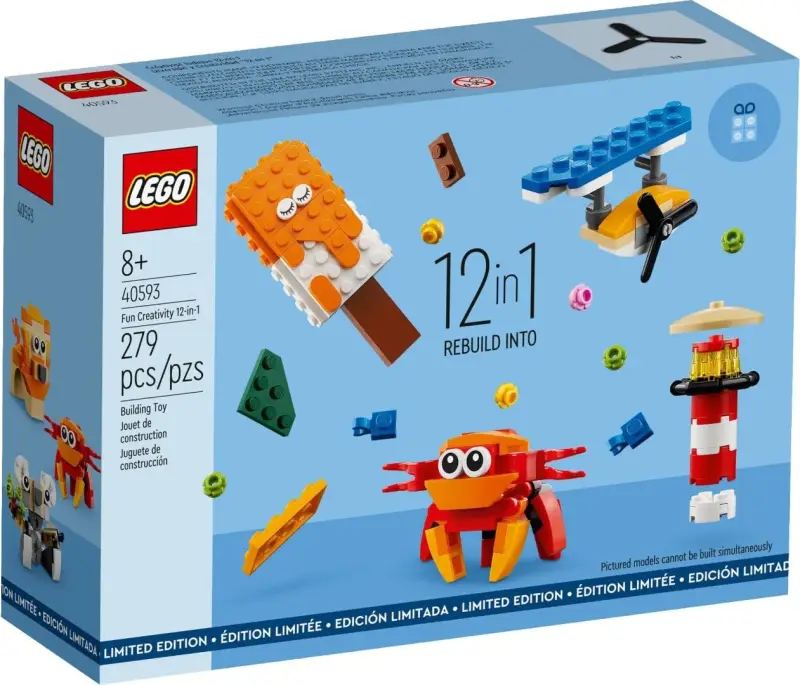 LEGO Creator 40593 Fun Creativity 12-in-1 Promo-Set – Kreative Bausteine