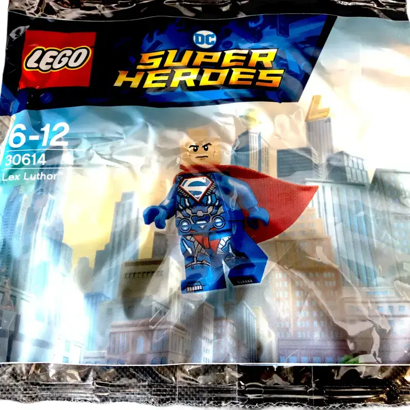 LEGO® DC Super Heroes™ 30614 – Lex Luthor Minifigur Polybag | Seltener Exklusiv-Promo, Retired, Neu & OVP